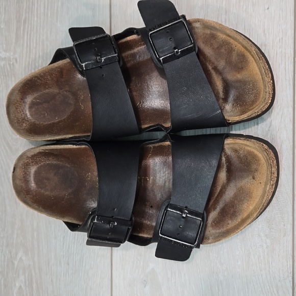 Birkenstock Women Arizona Sandals Flats shoes sz 40/9 Narrow - Picture 3 of 13